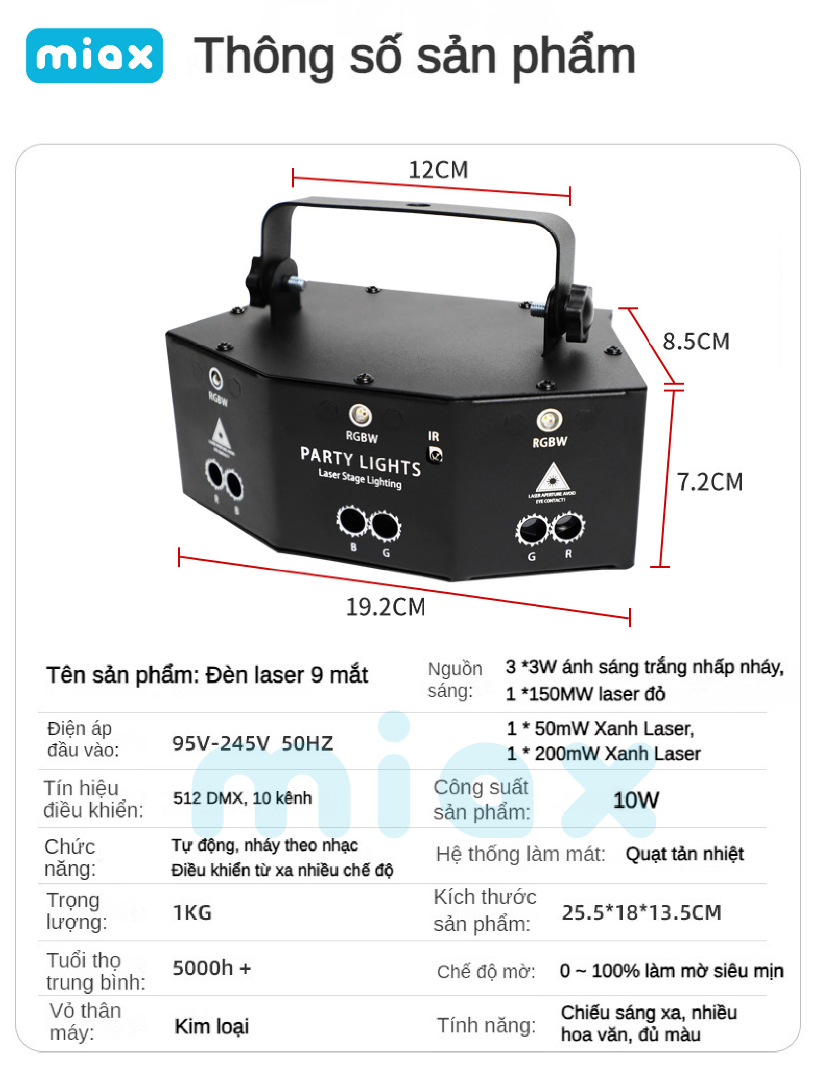 Đèn_Laser_Bay_Phòng_9_Mắt_MIAX_Đèn_sân_khấu_nháy_theo