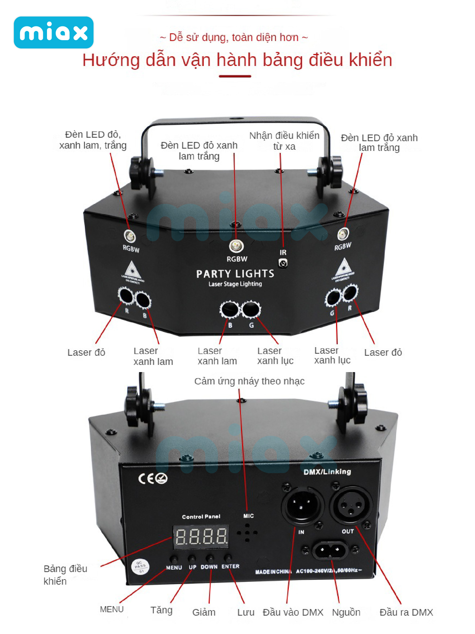 Đèn_Laser_Bay_Phòng_9_Mắt_MIAX_Đèn_sân_khấu_nháy_theo_nhạc